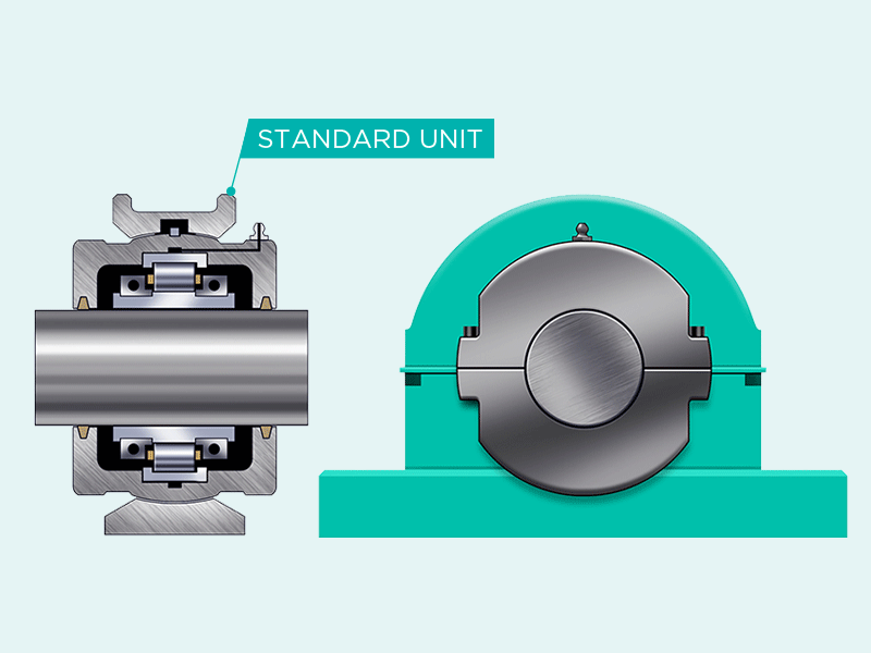 Pedestal Cartrige Bearing Equivalent Cooper